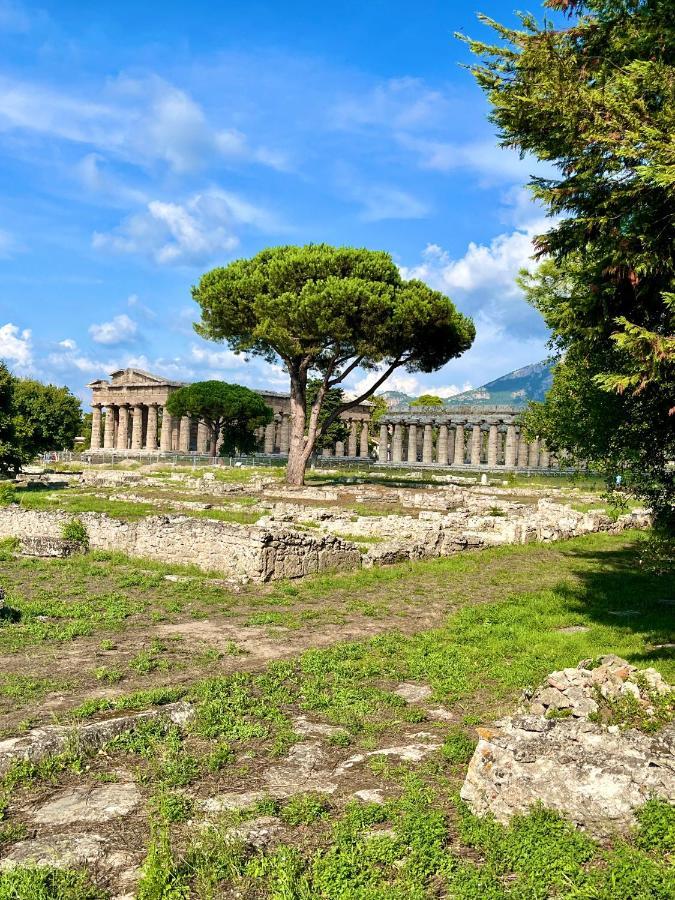 Ferienwohnung Il Giardino Di Athena 1 Paestum Exterior foto